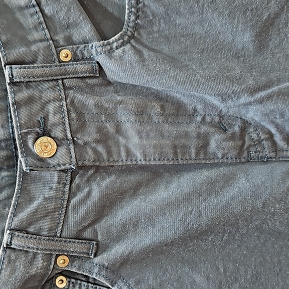 Vintage, Levi's 508, Denim Jeans, Teal, Cotton, Sz 33/32 Denim, Reg Tapered Fit - Picture 4 of 17